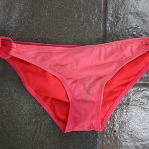 Pink tie bikini bottoms